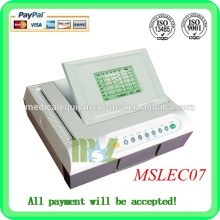 Máquina EGC de doce canales Análisis automático de la máquina digital ecg (MSLEC07)